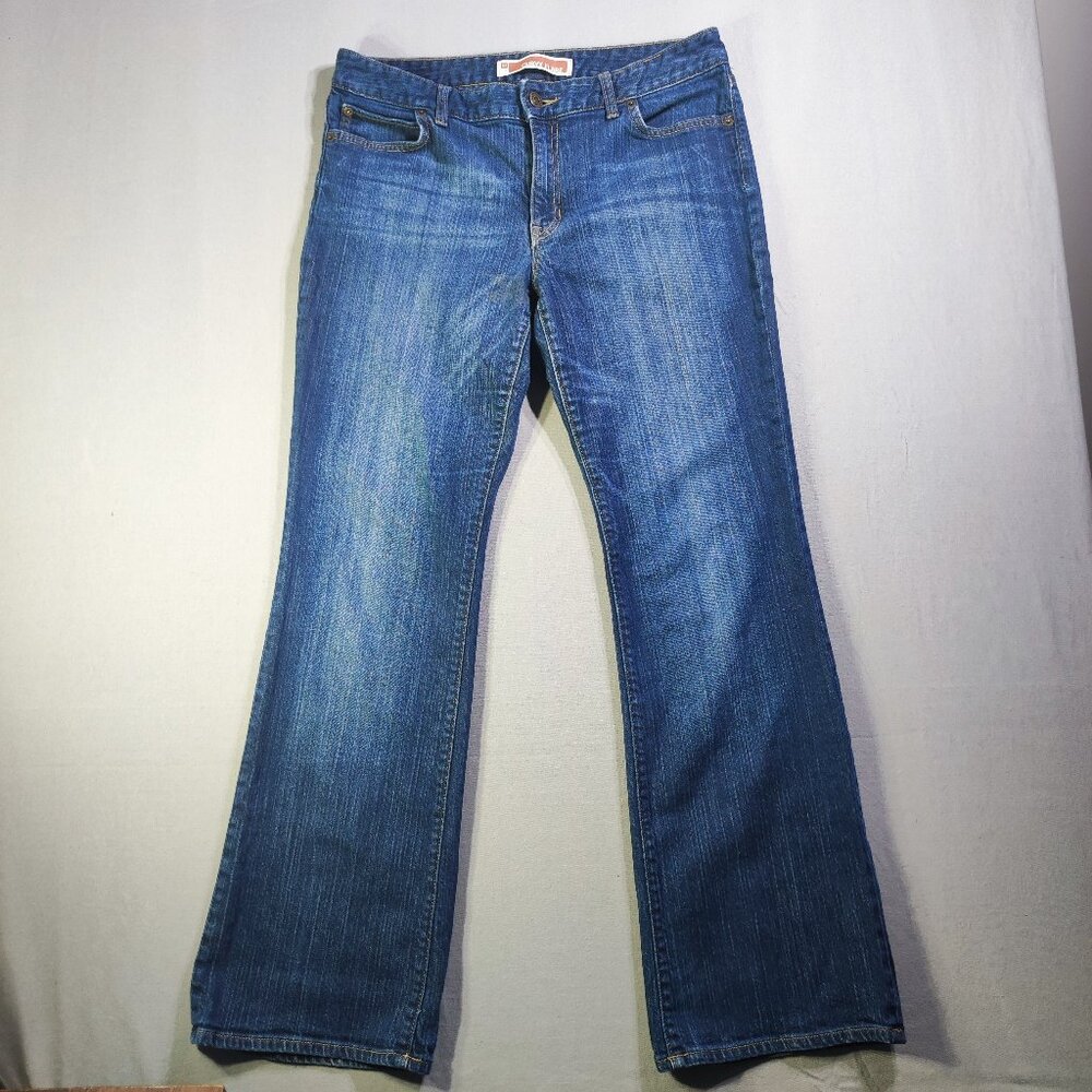 GAP jeans curvy flare women's size 12R ink blue